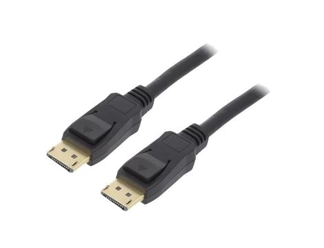 MC.2130.020BK Kabel DisplayPort 1.4, HDCP 2.2 DisplayPort wtyk, z obu stron