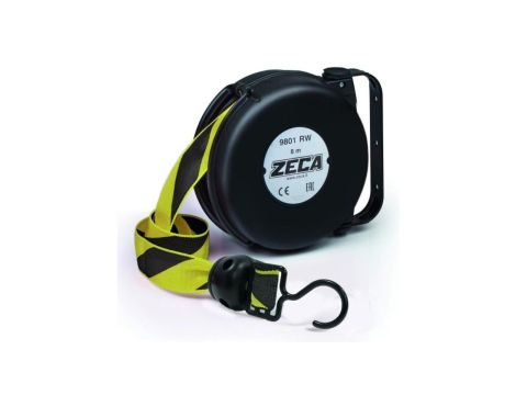 Zwijadło taśmy bezpieczeństwa czarno-żółtej 8m 9801BY