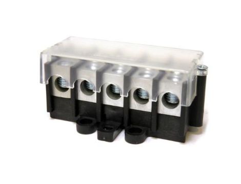 Listwa zaciskowa DTS 5x(35/4x6) - Czarna