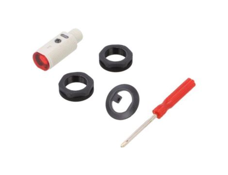 PA18CAT20PAM1SA Czujnik fotoelektryczny, odbiornik, Zasięg: 020m, PNP, 100mA