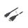 HDMI.HE320.020 Kabel HDMI 2.0 HDMI wtyk,micro HDMI wtyk PVC Dł: 2m czarny