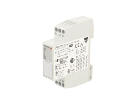 DPA55CM44 Przekaźnik nadzorczy napięcia, na szynę DIN, DPA, SPDT, Szczelność: IP20