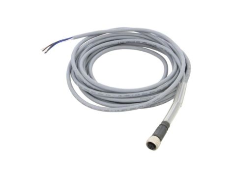 CONE14NF-S5P Przewód przyłączeniowy, PIN: 4, proste, 5m, M12, 250VAC, 4A, Żyły: 4