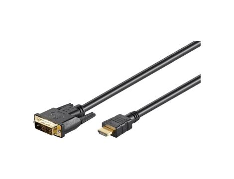 HDMI-DV020G.030 Kabel HDMI 1.4 DVI-D (18+1) wtyk,HDMI wtyk 3m czarny