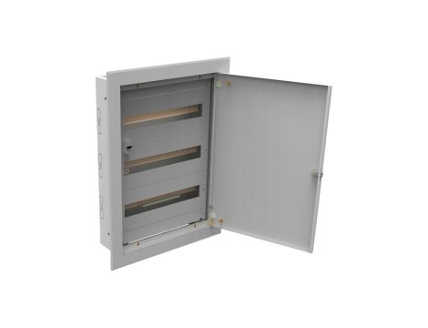 Rozdzielnica podtynkowa metalowa 3x18 modułów IP30 (400V AC) 585x415x130mm drzwi pełne Doktorvolt