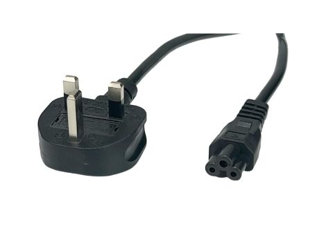 Przewód zasilający AC-UK IEC C5 2.5A - POSAC-C5-2A/UK15 czarny 1.5m
