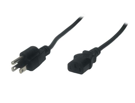 Przewód zasilający USA AC-US IEC C7 10A - POSAC-C7-10A/US30 czarny 3m