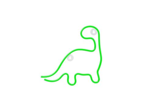 Neon LED DINOZAUR zielony NNE01 Neolia