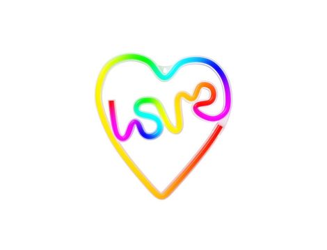 Neon LED RGB LOVE W SERCU FLRN02 + pilot Forever Light