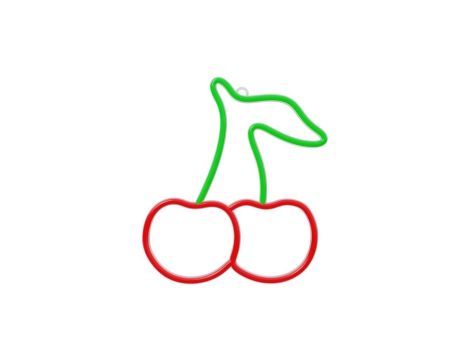 Neon LED CZEREŚNIA zielono czerwona NNE23 Neolia