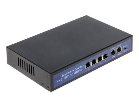 Switch PoE 4-portowy APTI-PoE0402-60W