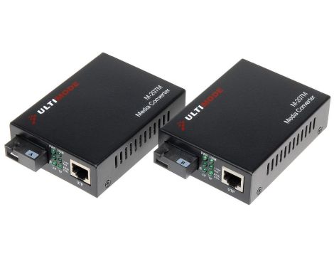 Media konwerter jednomodowy - zestaw TXRX M-207M ULTIMODE