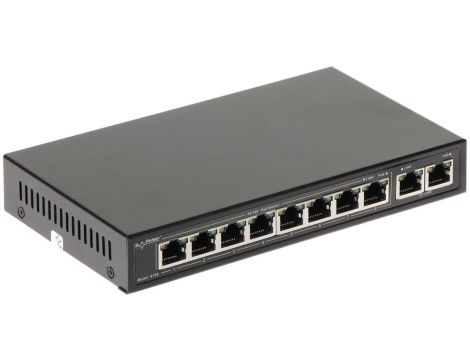 Switch PoE 10-portowy S108 do 8 kamer IP