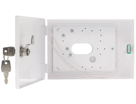 Obudowa klawiatury alarmowej 192x132x42 OBU-M-LCD-S (AWO350 LED/B)