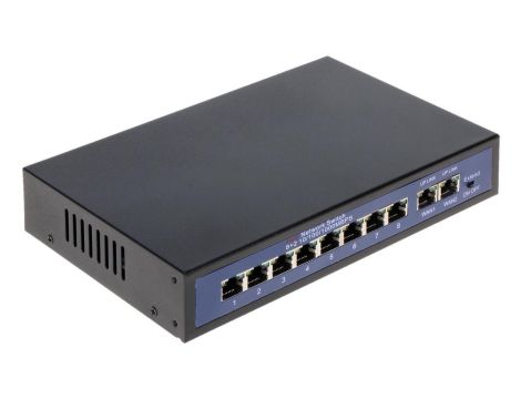 Switch PoE 8-portowy APTI-PoE0802G-120W