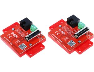 Zestaw konwerterów do transmisji Ethernet oraz PoE po koncentryku komplet 2szt.