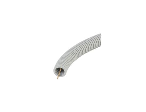 Rura karbowana D20/14,1 Z PIL. SZARA 320N 50mb