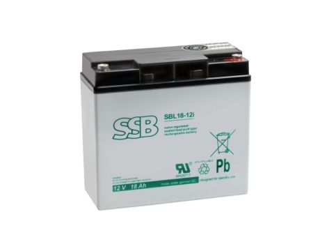 Akumulator VRLA AGM 12V 18Ah (żywotność 10-12lat) SBL18-12i