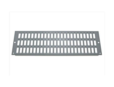 Telegärtner F.O. Płyta czołowa 3U na 72 adaptery duplex LC do obudów ECONOMY V / BASIS V / PROFI V / PROFI Plus