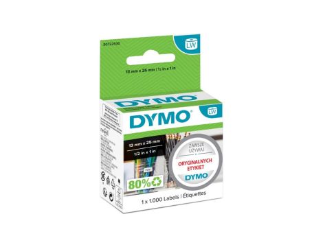 DYMO Etykieta 13 x 25mm biała