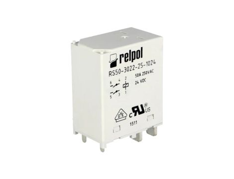 RS50-Z-24VDC Przekaźnik: elektromagnetyczny DPST-NO Ucewki: 24VDC 50A RS50