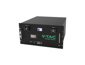 Niskonapięciowy magazyn, bank energii RACK 19 9,6kWh 48V 200Ah IP20 V-TAC VT-48200B 10 LAT GWARANCJI