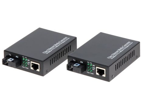 Media konwerter wielomodowy - zestaw TXRX OM1-MM