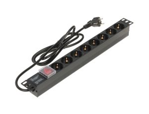 Listwa zasilająca do szaf RACK 19cali L19/8