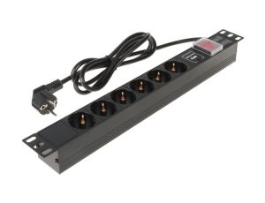 Listwa zasilająca do szaf RACK 19cali L19/6VP