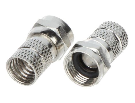 Wtyk F z gumką uszczelniającą F/7.2*P10