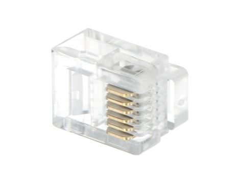 Wtyk telefoniczny RJ12*P100