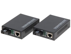 Media konwerter jednomodowy - zestaw TXRX OMG1-SM