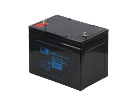 Akumulator VRLA AGM 12V 75Ah (żywotność 12-15lat) MWP 75-12h M6