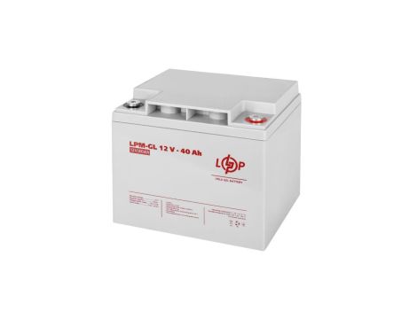 AKUMULATOR ŻELOWY 12V 40 Ah 480 Wh LPM-GL DO UPS ZASILACZE AWARYJNE