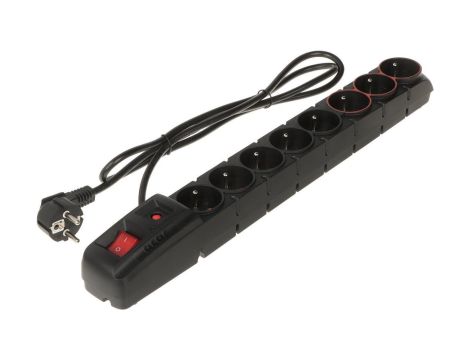 Przedłużacz przeciwprzepięciowy 8-gniazd ACAR-S8-DUAL