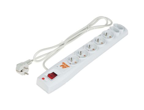 Przedłużacz przeciwprzepięciowy 5+2-gniazd ACAR-P7