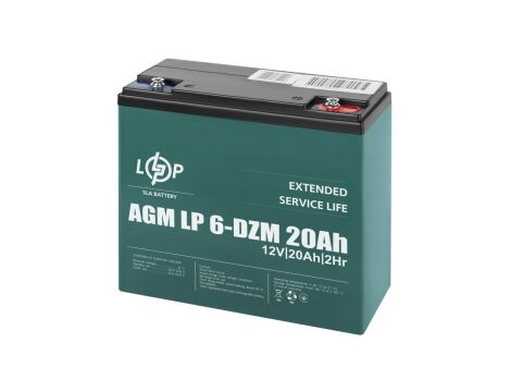 AKUMULATOR TRAKCYJNY 12V 20Ah DO WÓZKA TRAKTORA KOSIARKI ŁODZI 400 CYKLI