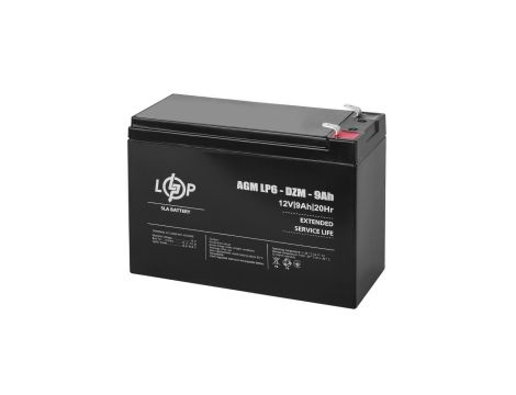 Akumulator VRLA AGM 12V 9Ah (żywotność 5-6lat) LP 6-DZM-9Ah