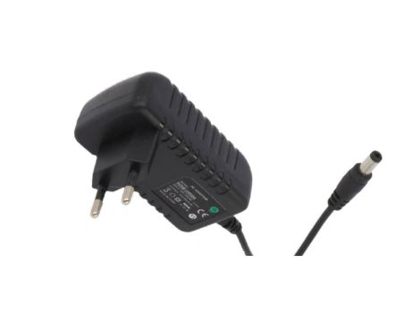 POSB12050A Zasilacz impulsowy adapter 12V/0.5A/6W czarny wtyk 2.1-5.5