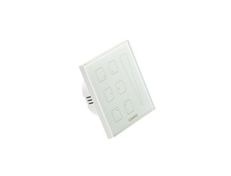 Wyłącznik dotykowy szklany panel sterujący DALI-2 IQswitch.106RS biały Comatiq