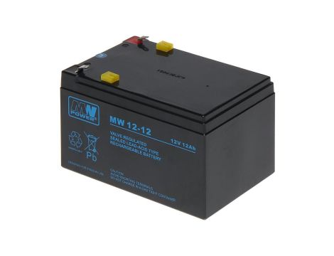 Akumulator VRLA AGM 12V 12Ah (żywotność 6-9lat) MW 12-12 T1