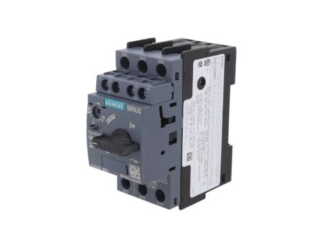 3RV2021-4AA15 Wyłącznik silnikowy 7,5kW NO + NC 220690VAC na szynę DIN