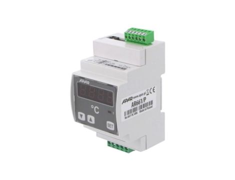 AR661/P Moduł - regulator, temperatura, SPDT, na szynę DIN, AR661, 050C