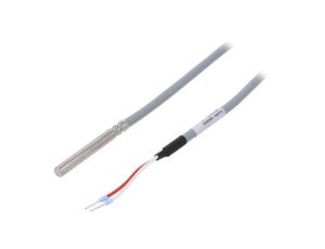 721630170102000050 Czujnik temperatury Pt1000 kl.B Wym.zew: Ø6x50mm Dł: 2m