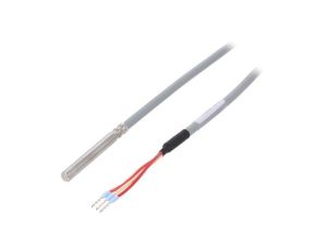 722330100110000050 Czujnik temperatury Pt100 kl.A Wym.zew: Ø6x50mm Dł: 10m