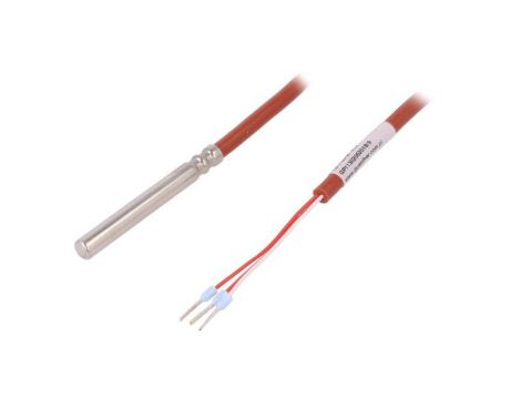 72-23304701-0300 Czujnik temperatury Pt100 kl.A Wym.zew: Ø6x50mm Dł: 3m