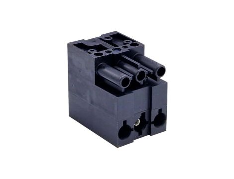 Blok rozdzielczy wtykowy BCS-3/D3S-N (1 wejście/3wyjścia 3-polowy czarny)