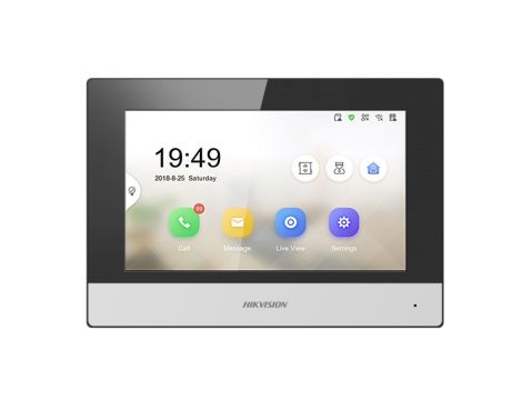 Stacja wewnętrzna interkomu 2 generacji. kolorowy ekran dotykowy 7 cali. rozdzielczość 1024x600. ...