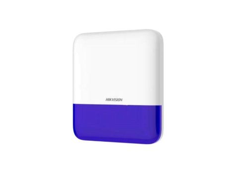 Bezprzewodowy sygnalizator zewnętrzny optyczno-akustyczny. niebieska lampa LED. głośność 110dB. s...