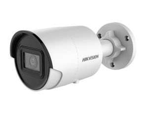 Kamera IP 8 MPX AcuSense. obiektyw: 2.8mm. Tuba. biała obudowa. IR 40m. Slot karty SD. IP67